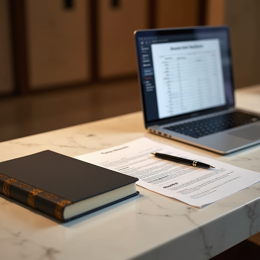 Course materials showing franchise disclosure document analysis workbook